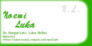 noemi luka business card